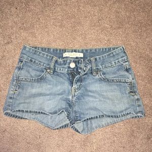 Blue jean shorts